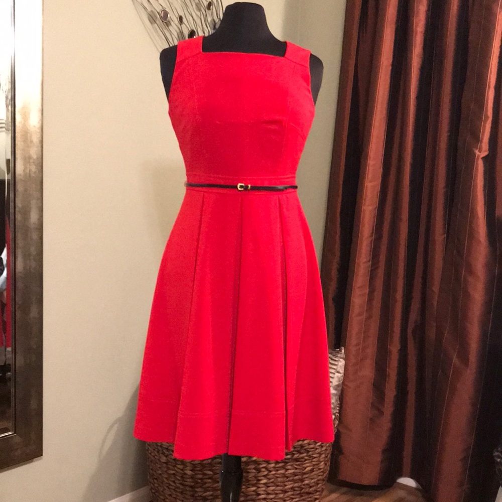 Calvin Klein Flared Skirt Dress, NWT, Sz 6